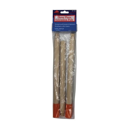 Linzer Products RP 503 Wood Extension Pole 3 Piece Set